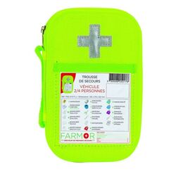 Trousse secours fluo VÉHICULE 2/4 PERSONNES Trousse secours fluo VÉHICULE 2/4 PERSONNES