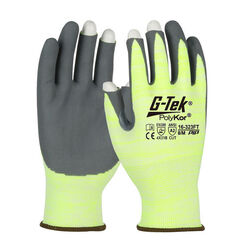 Gants anticoupure G-TEK® CUT FINGER NIT JAUNE HV/GRIS Gants anticoupure G-TEK® CUT FINGER NIT JAUNE HV/GRIS