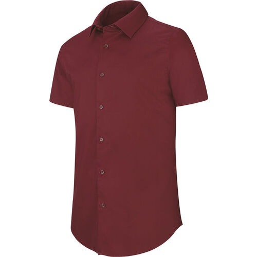 Chemise MC Homme Coton Stretch