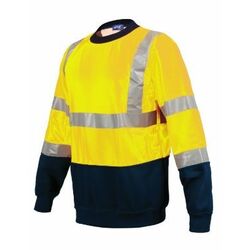 Sweat HV col rond bicolore Sweat HV col rond bicolore