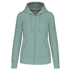 Sweat-shirt full zip à capuche K4031 SAGE Sweat-shirt full zip à capuche K4031 SAGE