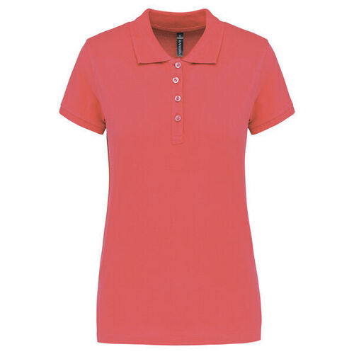 Polo MC femme piqu&eacute;