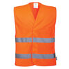 Gilet HV double bande baudrier