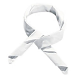 ATHENES Tour de cou coton blanc