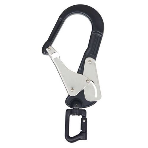 Mousqueton d'&eacute;chafaudage alu - t&eacute;moin de chute