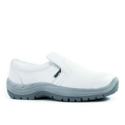 Mocassins de s&eacute;curit&eacute; homme PLUTONE S2 SRC BLANC Strasbourg