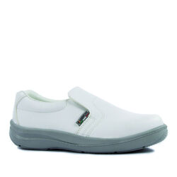Mocassins de s&eacute;curit&eacute; femme STELLA S2 SRA BLANC Strasbourg