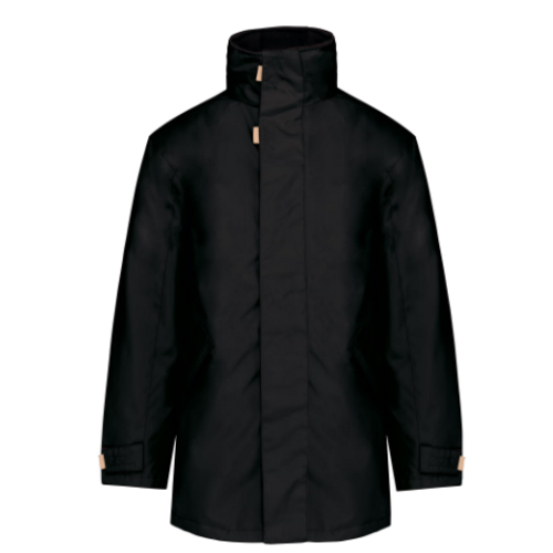 K677 PARKA DOUBLURE MATELASSEE NOIRE