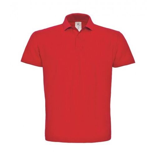 ID.001 POLO UNISEXE ROUGE MC