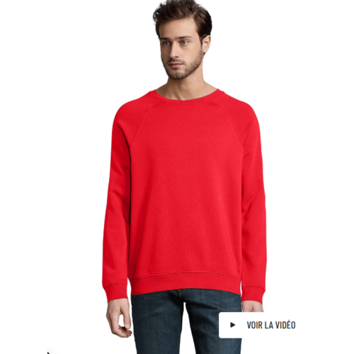 SPACE SWEAT UNISEXE ROUGE