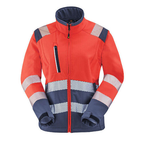 TIAN VESTE SOFTSHELL FEMME ROUGE/MARINE